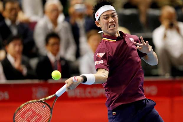 Nishikori through to Japan Open final against Medvedev