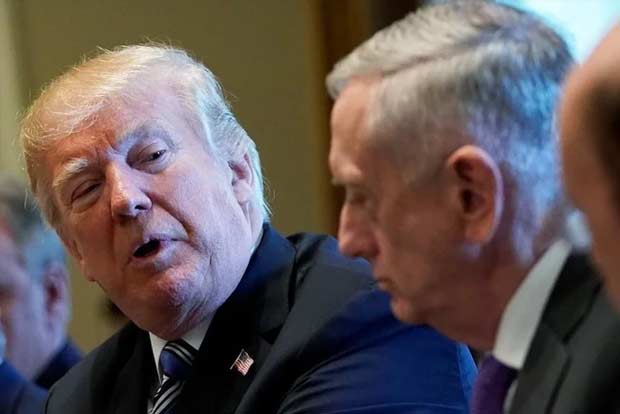 Trump says Mattis could be leaving as US defence chief