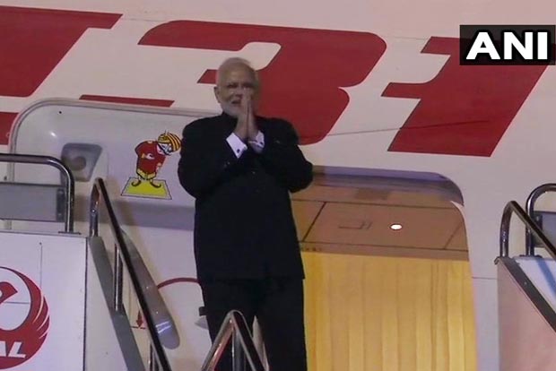 PM Modi leaves for home after summit talks with Abe