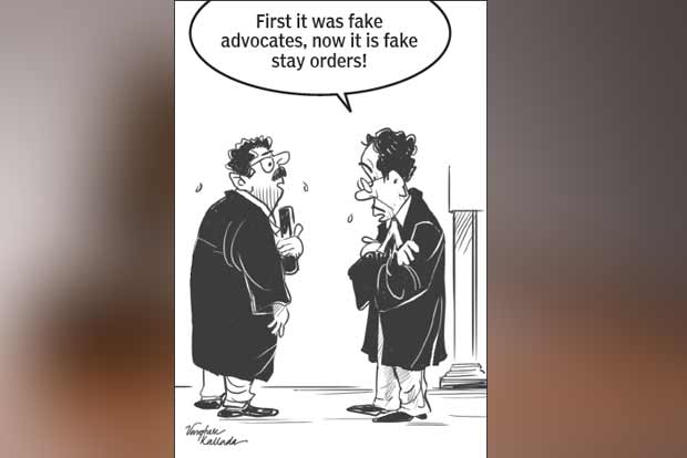 Court initiates proceedings against trio using fake stay orders