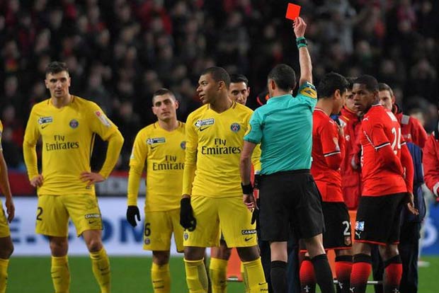 Three-match suspension for Mbappe
