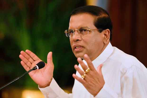 No early Lanka presidential poll: Sirisena