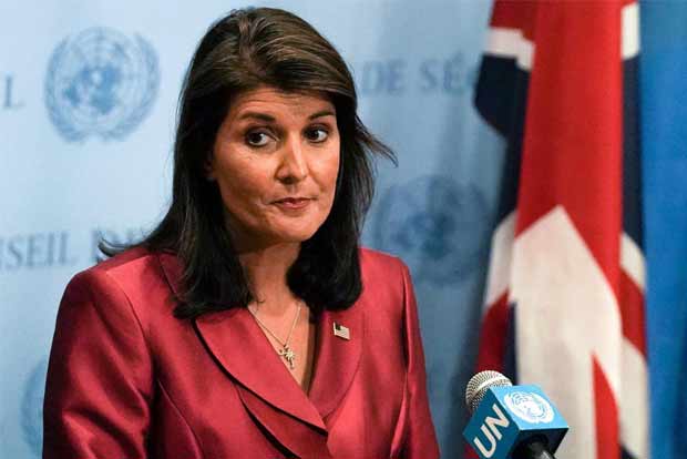 US envoy Haley rejects Iran blame over parade attack
