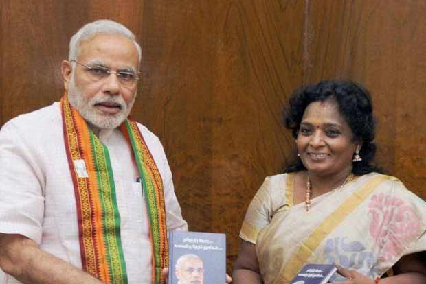 TN BJP chief Tamilisai nominates PM Modi for Nobel Peace Prize