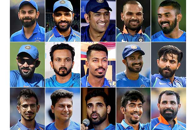 Indian squad for Cricket World Cup 2019 announced