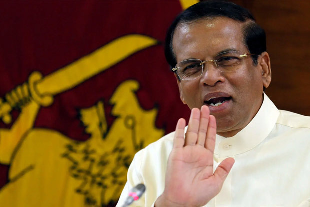 Sirisena vows to make changes in top positions of Lankas defence forces