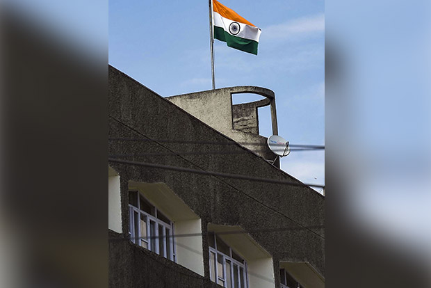 JK State flag removed from Srinagar Civil Secretariat after 67 years