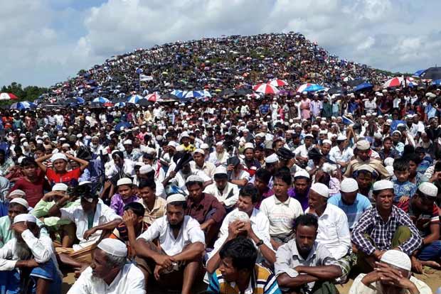 Tens of thousands of Rohingya mark ‘Genocide Day’ amid tensions in Bangladesh camps