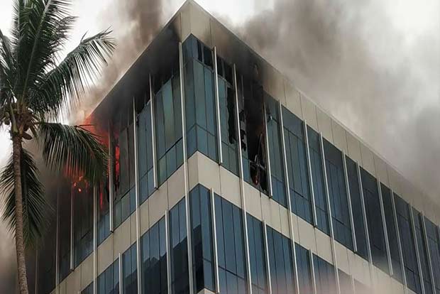 Fire at construction firm in T Nagar, none injured