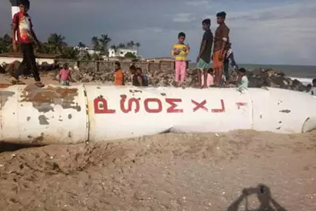 ISR0 takes back fuel tank of rocket launcher