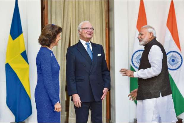Swedish royal couple wind up eventful Delhi leg of India visit Swedish royal couple wind up eventful Delhi leg of India visit