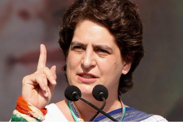 Priyanka discusses strategy with UP Cong leaders