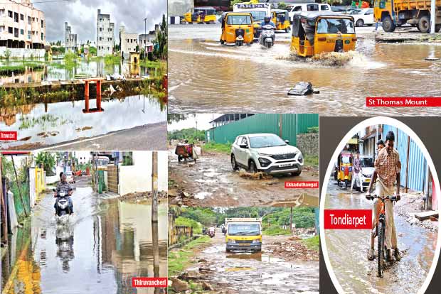 Interior roads in ‘Smart Chennai’ in a shambles