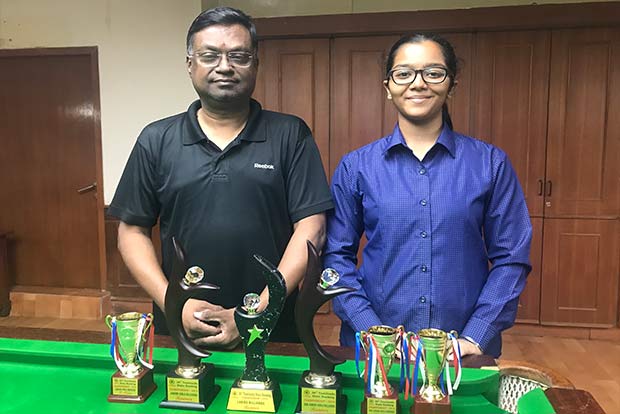 Billiards and Snooker Tournament: Manasvini impresses with five medals Billiards and Snooker Tournament: Manasvini impresses with five medals