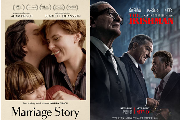 Marriage Story, Irishman lead Golden Globes 2020 nominations