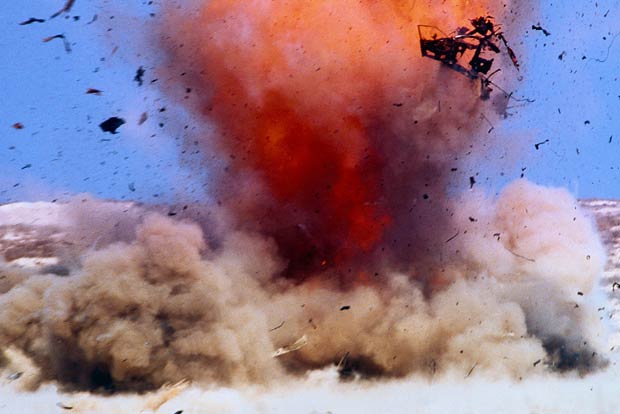 2 suffer injuries from blast after picking up unidentified explosives