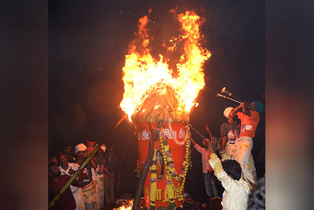 Lakhs witness Bharani Deepam lit atop Annamalai Hills