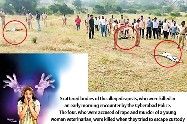 Encountering the rapists, head on Encountering the rapists, head on