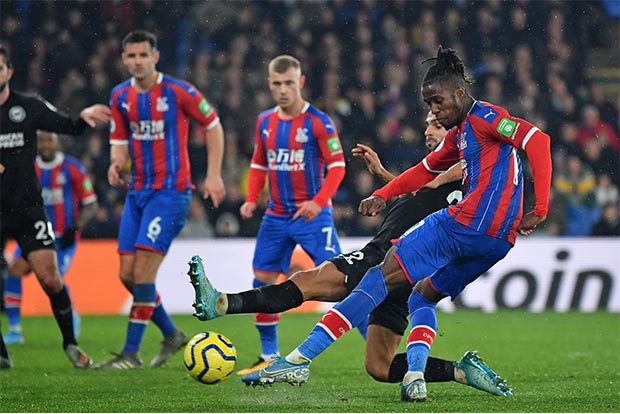 Zaha strike gives Palace home draw