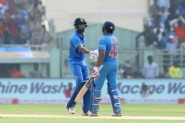 Ton up Rohit, Rahul take India to 387/5 against hapless Windies