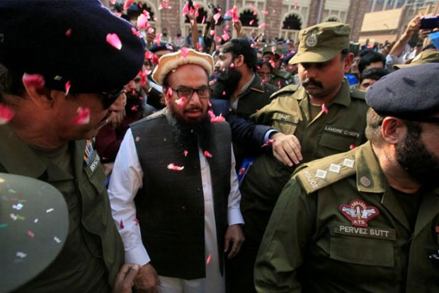 Hafiz Saeeds trial in terror financing case begins in Lahore Hafiz Saeeds trial in terror financing case begins in Lahore