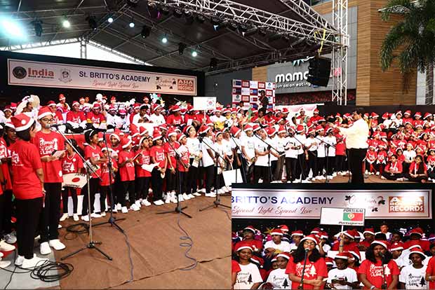 Student choir group sings in 26 languages, enters Asia Book of Records