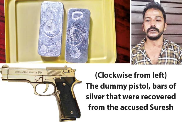 Man held for threatening jewellery maker with fake pistol in Pattabiram