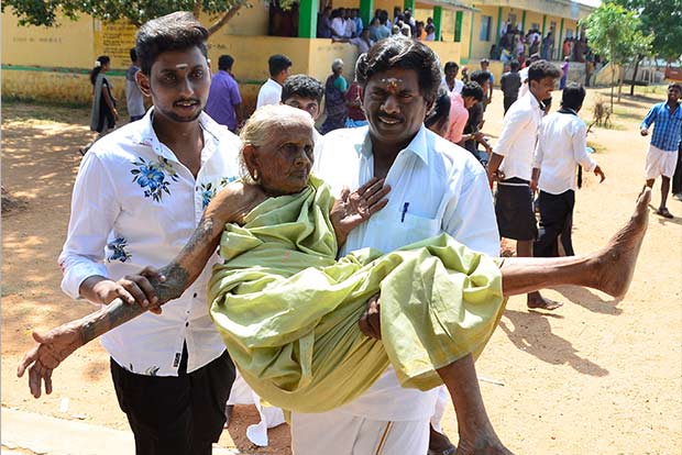 Second phase of local body polls witnesses brisk voting