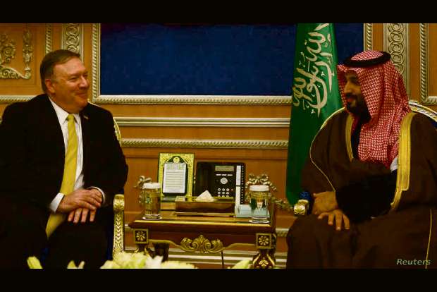 Saudi crown prince, Pompeo discuss regional developments