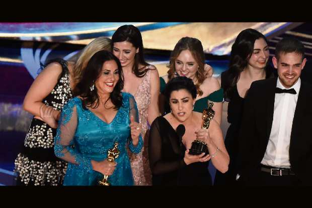 India shines at Oscars, Period. End of Sentence wins Documentary Short Subject India shines at Oscars, Period. End of Sentence wins Documentary Short Subject