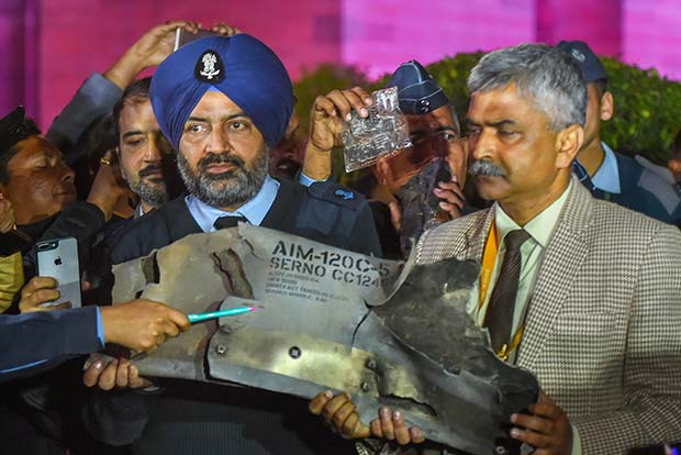 Armed forces joint presser: IAF presents evidence of Pakistans use of F-16s