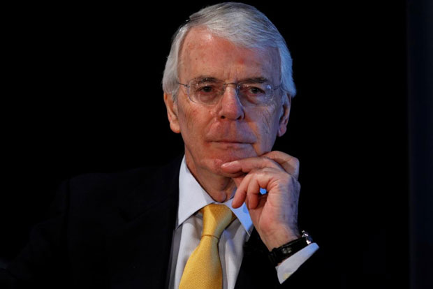 Former UK PM Major urges May to drop Brexit red lines