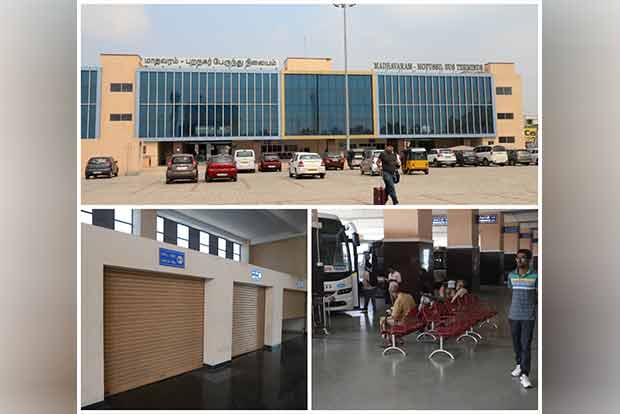 Array of problems besiege new bus terminus at Madhavaram Array of problems besiege new bus terminus at Madhavaram