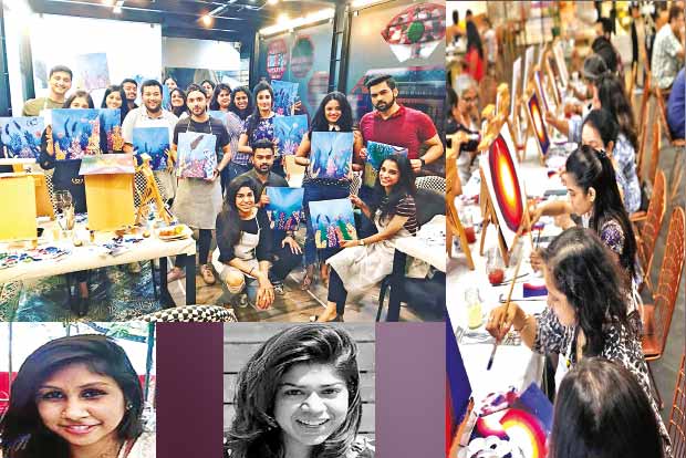 Pour your art out at these paint parties