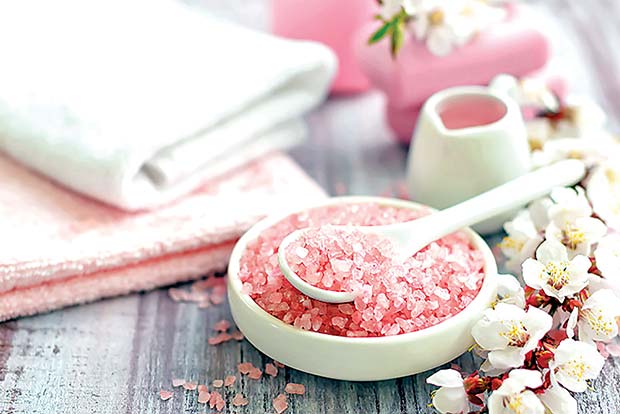Beauty Mantra: Sprinkle some salt on to your skin to cleanse and exfoliate
