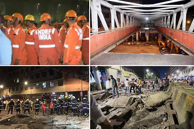 5 dead, 34 injured as Kasab bridge in south Mumbai collapses