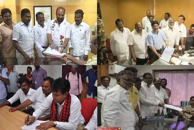 1,290 nominations for LS polls, Assembly by-polls in TN