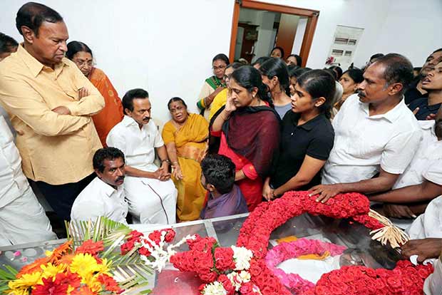 Stalin condoles ex-MP Ramanathan’s death Stalin condoles ex-MP Ramanathan’s death