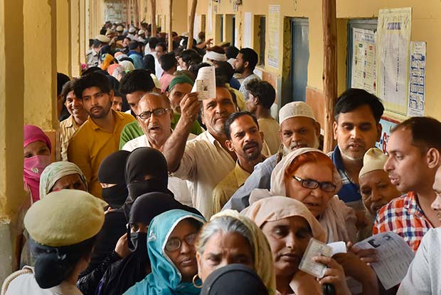 LS polls: 63 per cent voting in sixth phase, BJP candidate attacked in Bengal, poll official beaten up in UP
