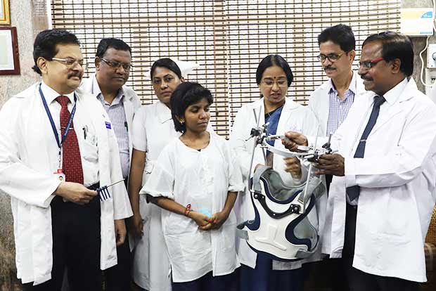 19-yr-old walks after rare spine surgery at RGGH