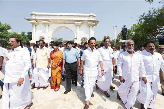 T R Baalu becomes Parliamentary leader and Kanimozhi his deputy