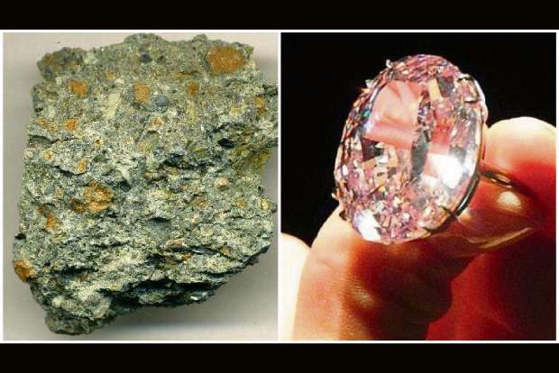 Most diamonds formed from ancient seabeds Most diamonds formed from ancient seabeds