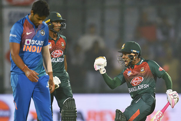 Bangladesh choke India for maiden T20 win
