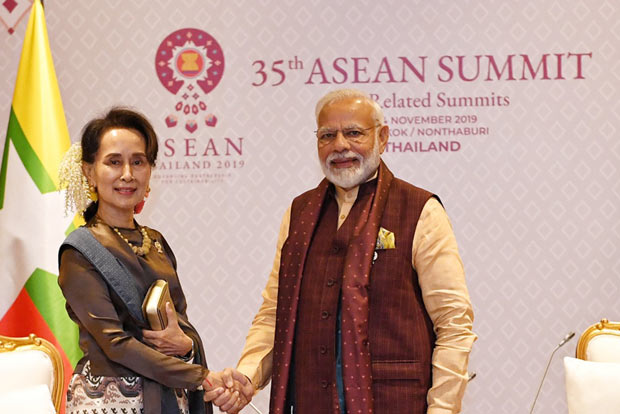 India attaches importance to Myanmars cooperation against insurgent groups: PM Modi to Suu Kyi India attaches importance to Myanmars cooperation against insurgent groups: PM Modi to Suu Kyi
