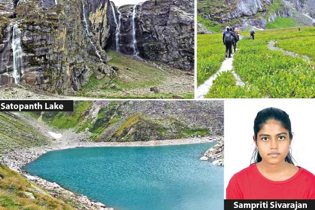 Trekking to Satopanth Lake offers a majestic view of the Himalayas