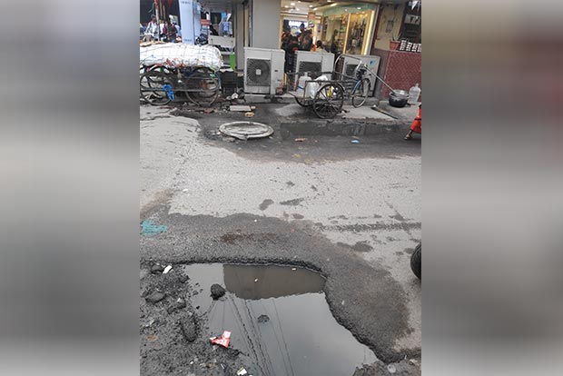 Citizen Connect: Potholes, leaking drains trouble Ambal Nagar residents Citizen Connect: Potholes, leaking drains trouble Ambal Nagar residents