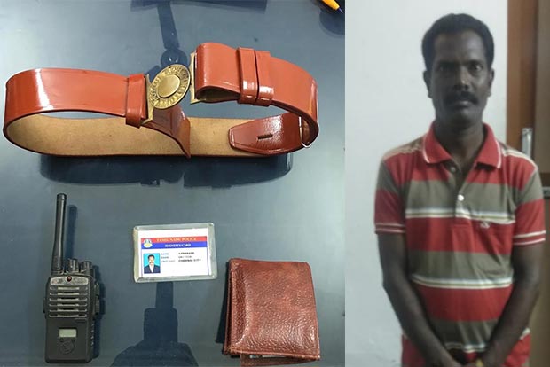 Man extorts money posing as cop, arrested Man extorts money posing as cop, arrested