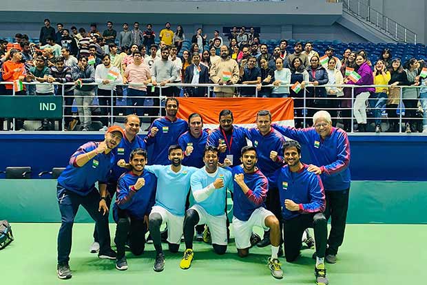 Paes betters Davis Cup record, India secure tie against Pakistan