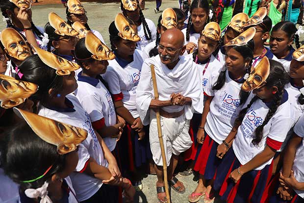 Gandhi denied entry into Kumari temple Gandhi denied entry into Kumari temple