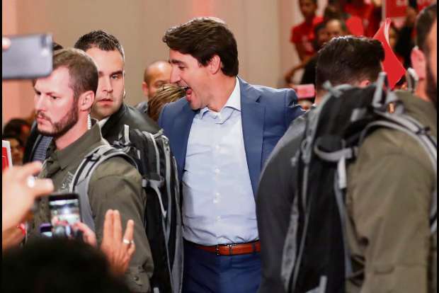 Threat against Canadas Trudeau upsetting and troubling, say rivals